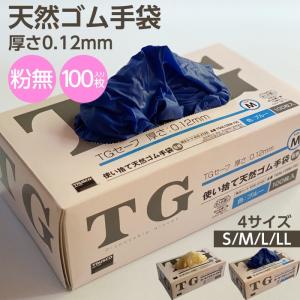 ゴム手袋 使い捨て 粉なし TRUSCO トラスト中山 フィット