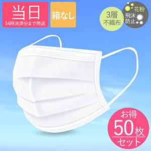 マスク 50枚 使い捨て 不織布  1000円 ポッキリ 5枚