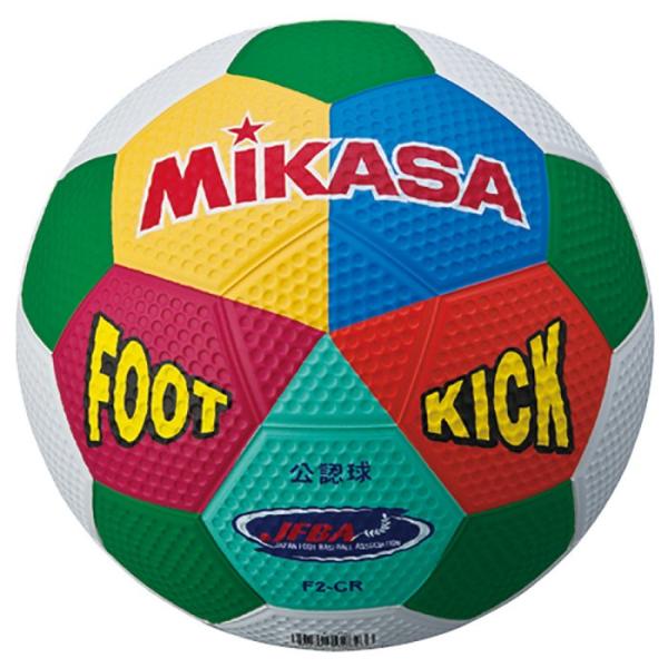 MIKASA（ミカサ）　F2-CR　フット&amp;キックベースボール　2号球　メーカー取り寄せ 受注後在庫...