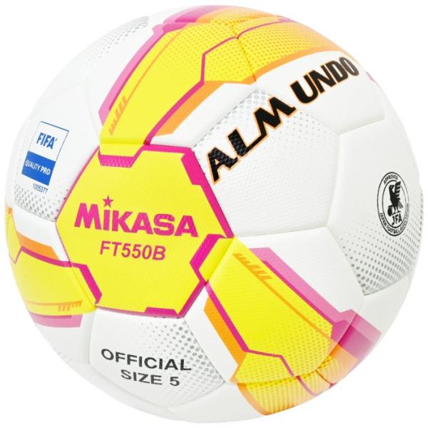 MIKASA（ミカサ）　FT550B-YP-FQP　サッカーボール　5号　国際公認球 / 検定球　芝...