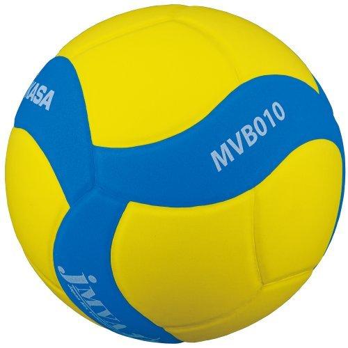MIKASA(ミカサ)　MVB010-YBL　混合バレー試合球5号　カラー/イエロー×ブルー　メーカ...