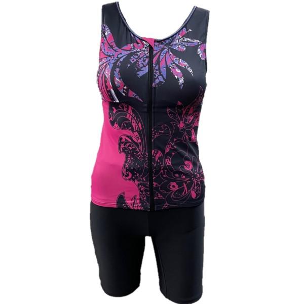 WN-455425 npフィットネス水着　スナップ付きセパレート　総裏地　女性用　サイズ/7号〜15...