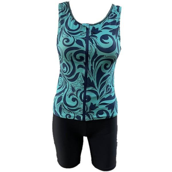 WN-455607 npフィットネス水着　スナップ付きセパレート　総裏地　女性用　サイズ/17号・1...