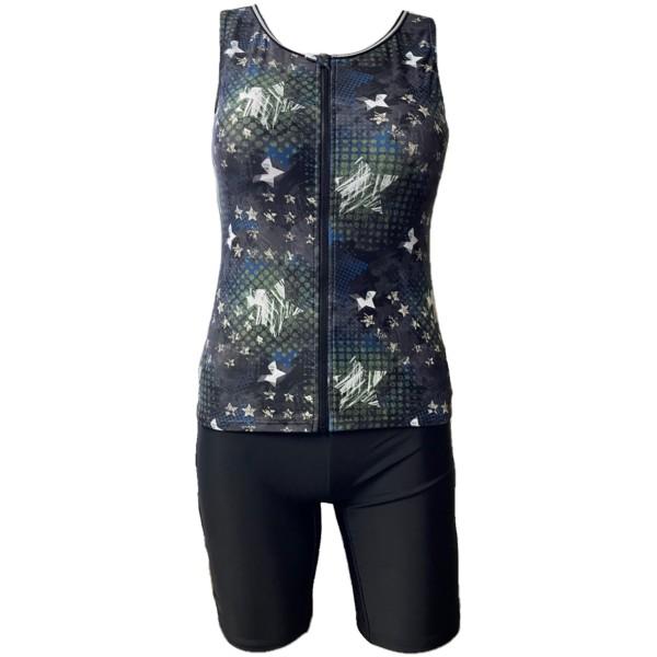 WN-565509 npフィットネス水着　スナップ付きセパレート　総裏地　女性用　サイズ/7号〜15...