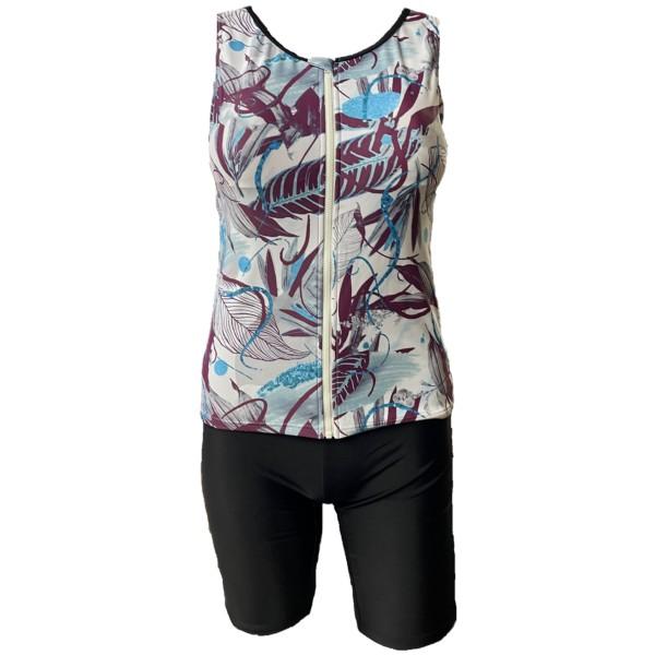 WN-565611 npフィットネス水着　スナップ付きセパレート　総裏地　女性用　サイズ/17号 メ...