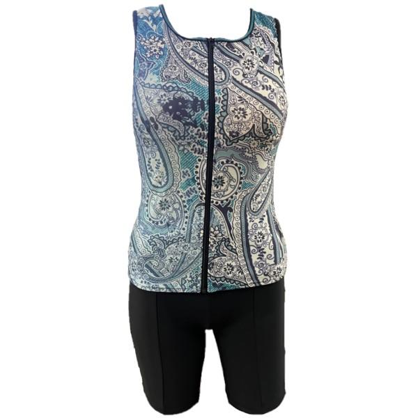 WT-527323 npフィットネス水着　U首セパレート　総裏地　女性用　サイズ/17号〜21号　メ...