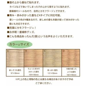 畳補修シール 畳なおすシール 4色入り 畳補修...の詳細画像2