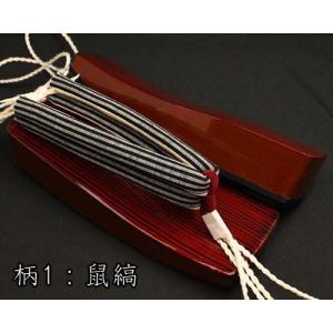 草履型の下駄・三味舟形・糸春雨に会津木綿花緒の詳細画像1