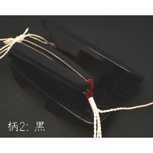 後歯まで丸いのめり下駄・相小町・黒捌きに会津木綿花緒の詳細画像2