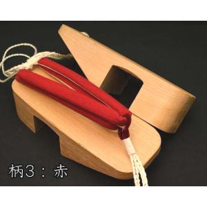 後歯まで丸いのめり下駄・相小町・白木に会津木綿花緒の詳細画像3