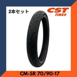 CSTタイヤ 2本セット CM-SR 70/90-17 38P TL チューブレスタイヤ 17インチ...