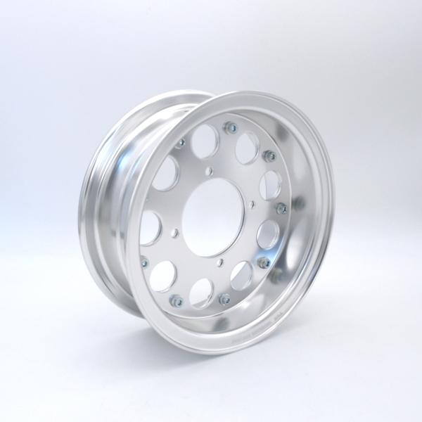 【特価】モンキーゴリラ 武川 タケガワ 8インチ アルミホイール シルバー ワイドホイール ハーフセ...