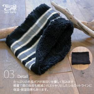 ネックウォーマー 防寒 防風 ネックウェア メ...の詳細画像3