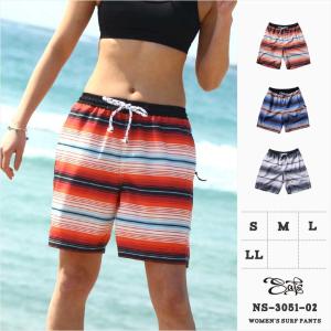 サーフパンツ レディース 水着 ストレッチ ボードショーツ