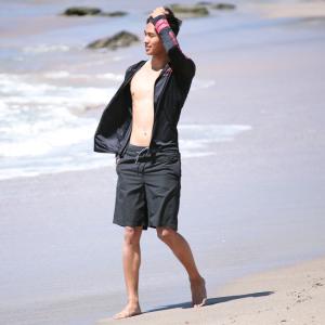 メンズ 水着 サーフパンツ 海水パンツ 無地 ...の詳細画像3