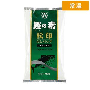【常温便】 【ケース販売 24個入1ケース】マルハチ村松 鰹の素 松印 だしＰ 煮干風味 75g×5 24袋
