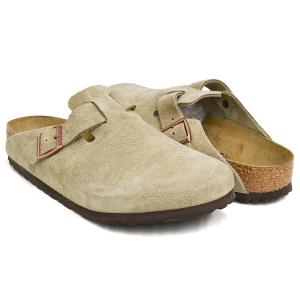 BIRKENSTOCK BOSTON Taupe サンダル 42 BIRKENSTOCK BOSTON SUEDE ( REGULAR FIT ) TAUPE