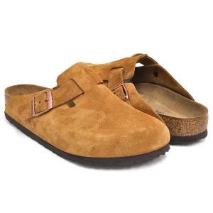 BIRKENSTOCK Boston SOFT FOOTBED 【ビルケンシュトック ボストン クロッグ サンダル】 【ソフトフットベッド レギュラー ナロー 普通幅 細幅】 MINK SUEDE