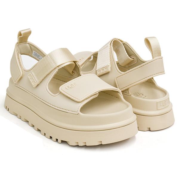 UGG W GOLDENGLOW 【アグ ゴールデングロウ】 【厚底 サンダル ストラップ スタイル...