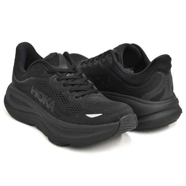 【並行輸入品】 HOKA W BONDI 9 【ホカ ウィメンズ ボンダイ 9】 BLACK / B...