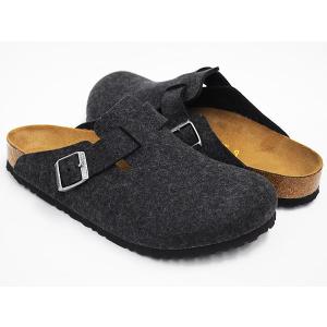 BIRKENSTOCK Boston 〔ビルケンシュトック ボストン〕 ANTHRACITE / WOOL｜gettry