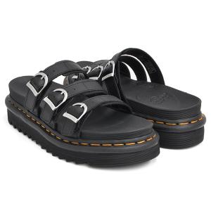 Dr.Martens BLAIRE SLIDE LEATHER SANDAL 【ドクターマーチン ブレア スライド】  BLACK HYDRO｜gettry