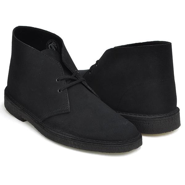 Clarks DESERT BOOT 【クラークス デザート ブーツ】 【ブラック 黒 スウェード ...