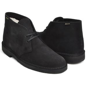 Clarks DESERT BOOT GTX   BLACK SUEDE (WIDTH:G)