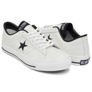 CONVERSE ONE STAR J 【コンバース ワンスター メイド イン ジャパン 日本製】 WHITE / BLACK｜gettry