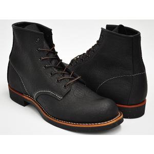 RED WING for Brooks Brothers PLAIN TOE BECKMAN BOOTS #4557 〔レッドウィング プレーントゥ ベックマン ブーツ〕 BLACK ''BISON'' WIDTH:D｜gettry