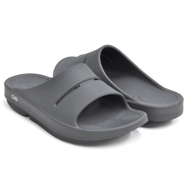 OOFOS OOAHH 【ウーフォス ウーアー リカバリー サンダル】 SLATE