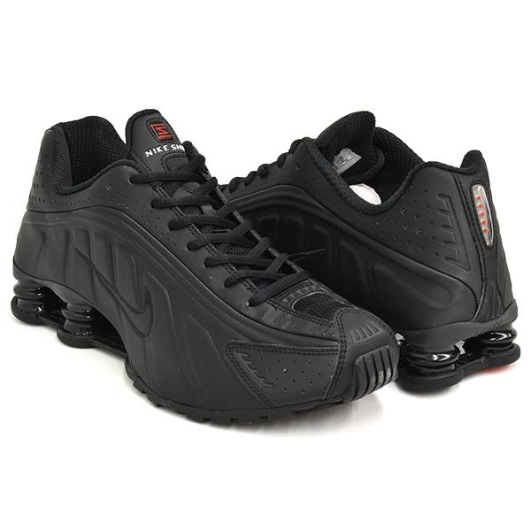 【並行輸入品】 NIKE SHOX R4 【ナイキ ショックス アールフォー】 BLACK / BL...