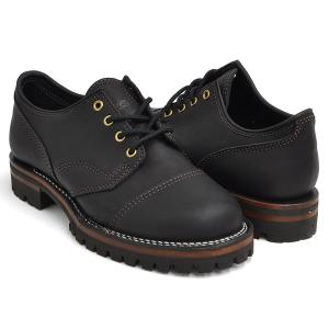 Wesco JH CLASSICS 【ウエスコ ジョンヘンリーズ・クラシックス カスタム ブラック スムース レザー】 BLACK SMOOTH #100 VIBRAM SOLE (BROWN) (WIDTH:D)｜gettry