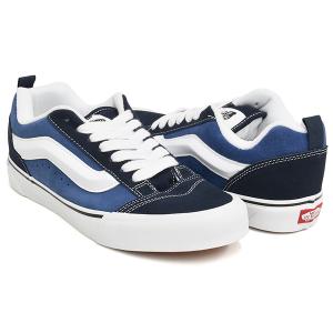 VANS KNU SKOOL 【バンズ ニュースクール】 【オールドスクール OLD SKOOL ネイビー ブルー】 NAVY / TRUE WHITE｜gettry