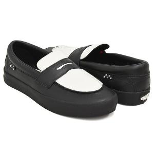 【並行輸入品】 VANS SKATE LOAFER 【バンズ スケート ローファー】 BLACK / WHITE