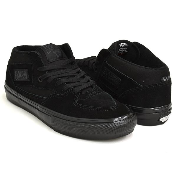 【並行輸入品】 VANS SKATE HALF CAB 【バンズ スケート ハーフキャブ】  BLA...