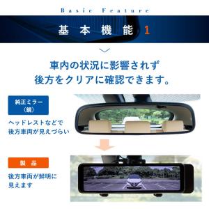 G-FACTORY デジタルミラー 配線2本で...の詳細画像3