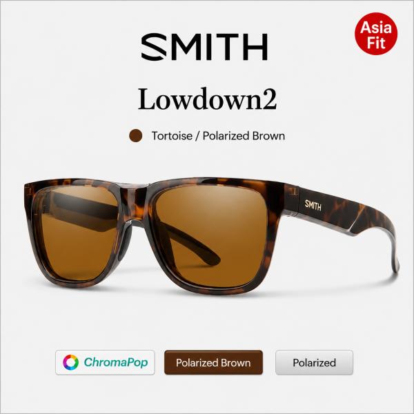 SMITH スミス Lowdown 2 Tortoise  Pola Brown サングラス