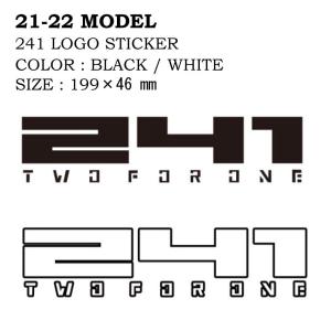 【ネコポス便発送可】【241 TWO FOR ONE】LOGO STICKER スキー スノーボード ステッカー バックカントリー SKI SNOWBOARD MB9190｜G.F.CREEK