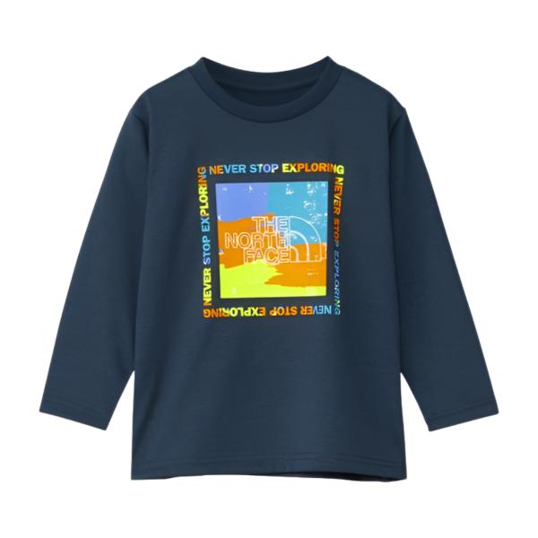 THE NORTH FACE ノースフェイス ロングスリーブ ES ゲットモテッドグラフィックティー...