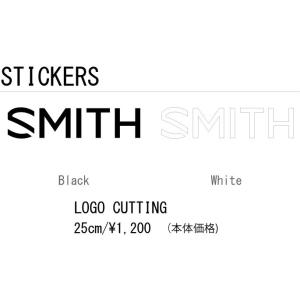 【ネコポス便】SMITH スミス LOGO CUTTING STICKER 25cm ロゴ カッティング ステッカー 登山 釣り アウトドア スケート スノーボード スキー