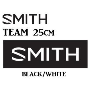 【ネコポス便】SMITH スミスTEAM STICKER 25cm BLACK WHITE 黒 白 ...