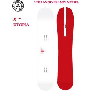 【SALE】23-24 West Snowboarding ウエスト スノーボード UTOPIA バ...