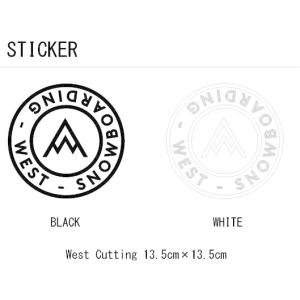 【ネコポス便発送可】 West Snowboarding SNOWBOARD STICKER スキー スノーボード ステッカー バックカントリー SKI SNOWBOARD｜gfcreek