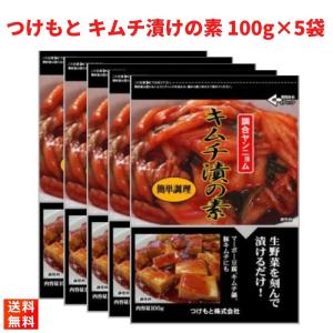 つけもと キムチ漬けの素 100g×5袋 キムチ鍋 粉末タイプ キムチの素｜ごちそうさまストア