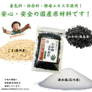 わかめふりかけ 能登製塩 38g×3袋 海水塩...の詳細画像3