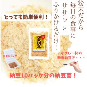 粉末納豆 40g×2袋 乾燥 ドライ 納豆菌 ...の詳細画像2