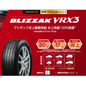 2025年製　185/60R16 ブリヂストン ブリザック VRX3 4本 ブリザック 2025年製 BLIZZAK VRX3 185/60R16 86Q 【4本セット