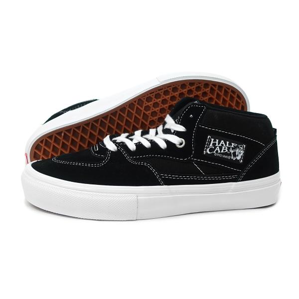 バンズ VANS スニーカー メンズ スケート ハーフキャブ VN0A5FCDY28 ブラック/ホワ...