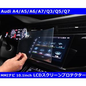 LCDスクリーンプロテクター Audi MMIナビ 10.1インチ用 Audi A4 / A5 / A6 / Q3 / Q5｜gfunktion